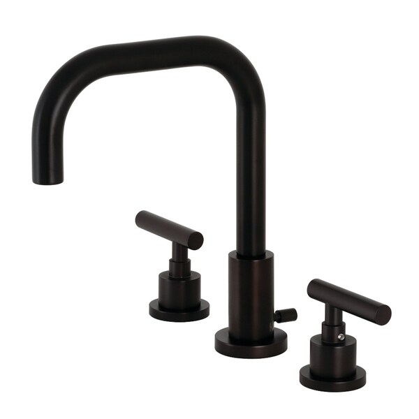 FSC8935CML Manhattan Widespread Bathroom Faucet W/ Brass Pop-Up, Bronze